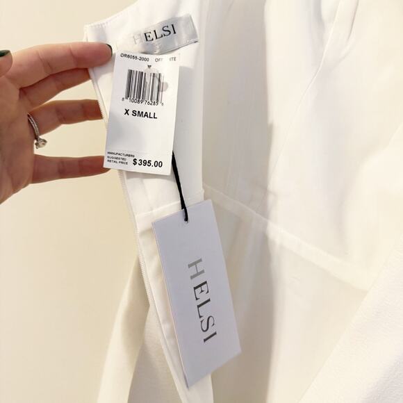 Helsi Coco pearl embellish bridal midi dress NWT XS - Picture 5 of 11